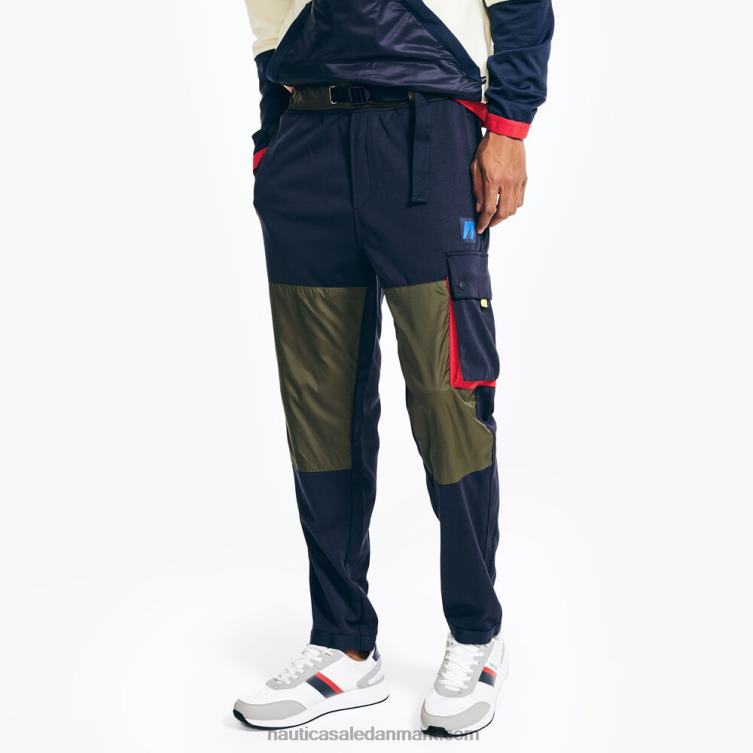bæredygtigt udformet mixed media bukser flåde Nautica PZ4T342 Mænd