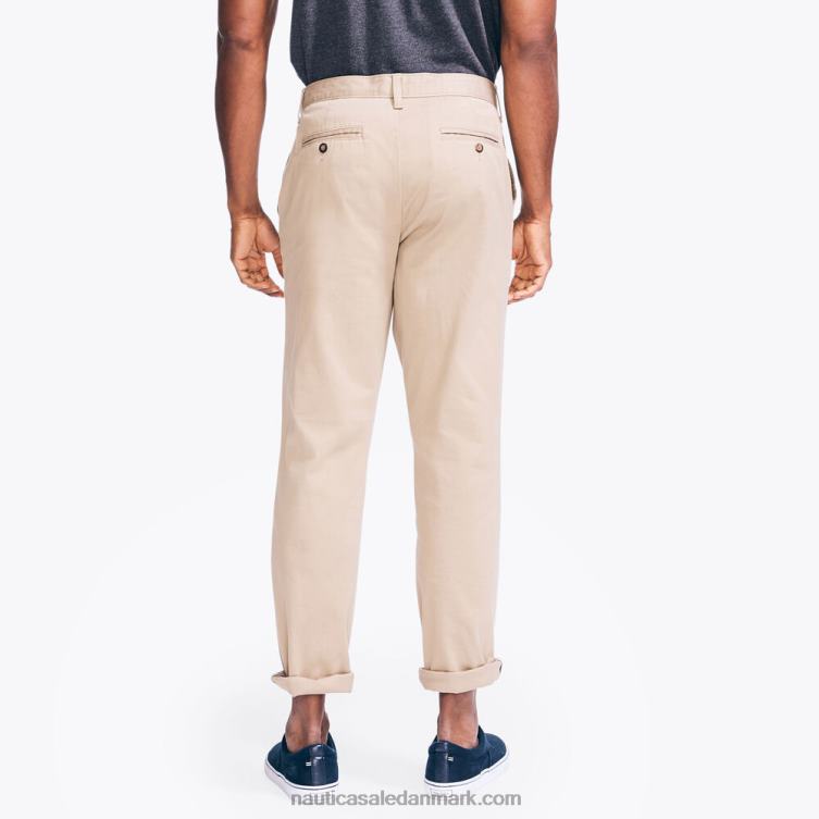 klassisk pasform twill bukser ægte kaki Nautica PZ4T33 Mænd