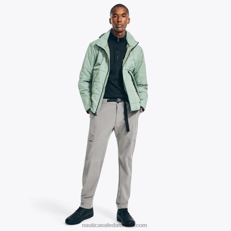 navtech utility bukser i slim fit tin grå Nautica PZ4T43 Mænd