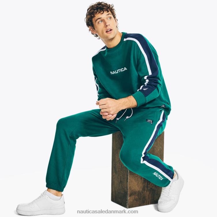 store og høje bæredygtigt udformede colorblock-bukser kosmisk bregne Nautica PZ4T608 Mænd