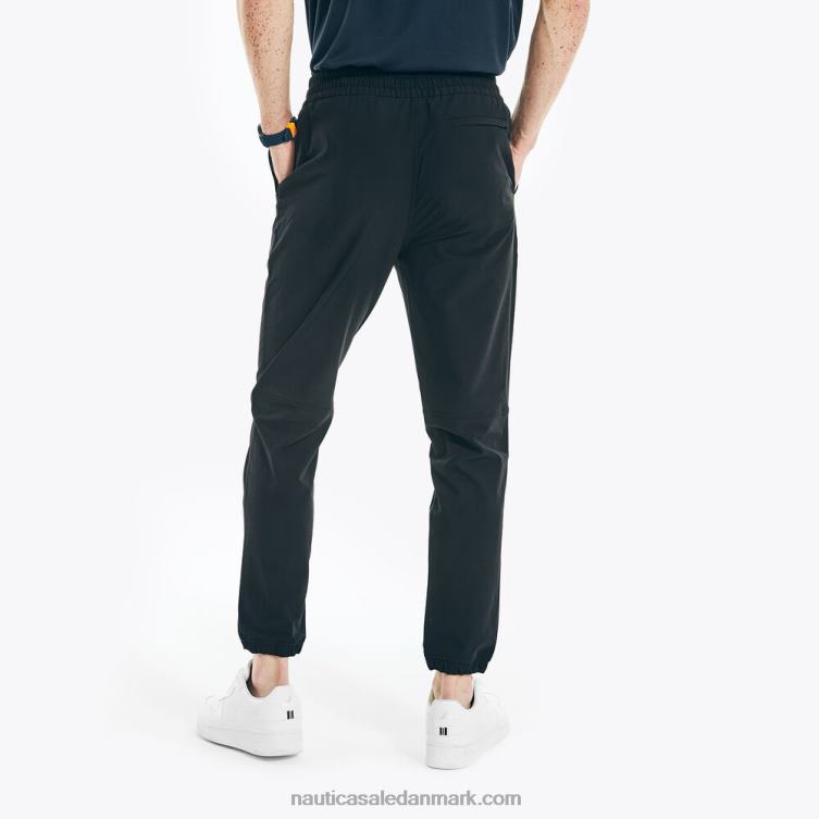 store og høje navtech bæredygtige præstationsbukser ægte sort Nautica PZ4T531 Mænd