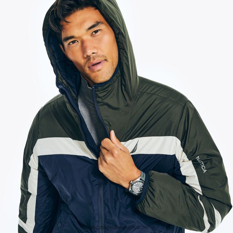 bæredygtigt udformet let tempasphere jakke flåde Nautica PZ4T290 Mænd