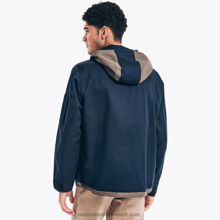 brugsjakke med hætte flåde Nautica PZ4T550 Mænd
