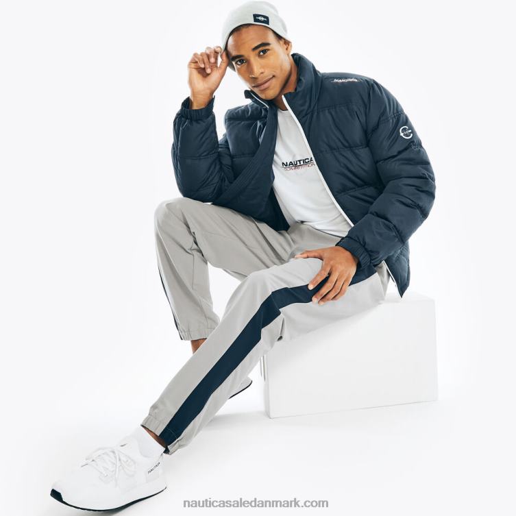 konkurrence bæredygtigt udformet tempasphere bomberjakke flåde Nautica PZ4T680 Mænd