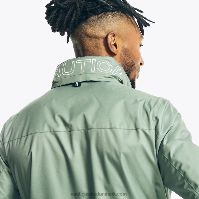 letvægts colorblock bomberjakke jade skovlyng Nautica PZ4T595 Mænd