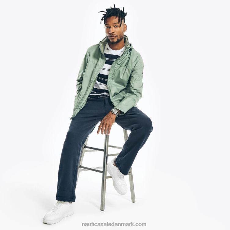 letvægts colorblock bomberjakke jade skovlyng Nautica PZ4T595 Mænd