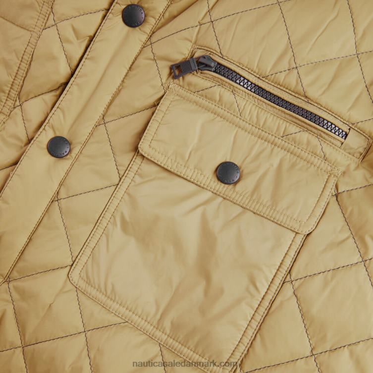 stor og høj, bæredygtigt udformet tempereret quiltet skjortejakke bimini grøn Nautica PZ4T561 Mænd