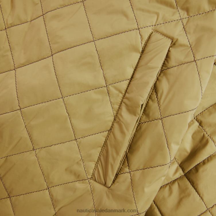 stor og høj, bæredygtigt udformet tempereret quiltet skjortejakke bimini grøn Nautica PZ4T561 Mænd