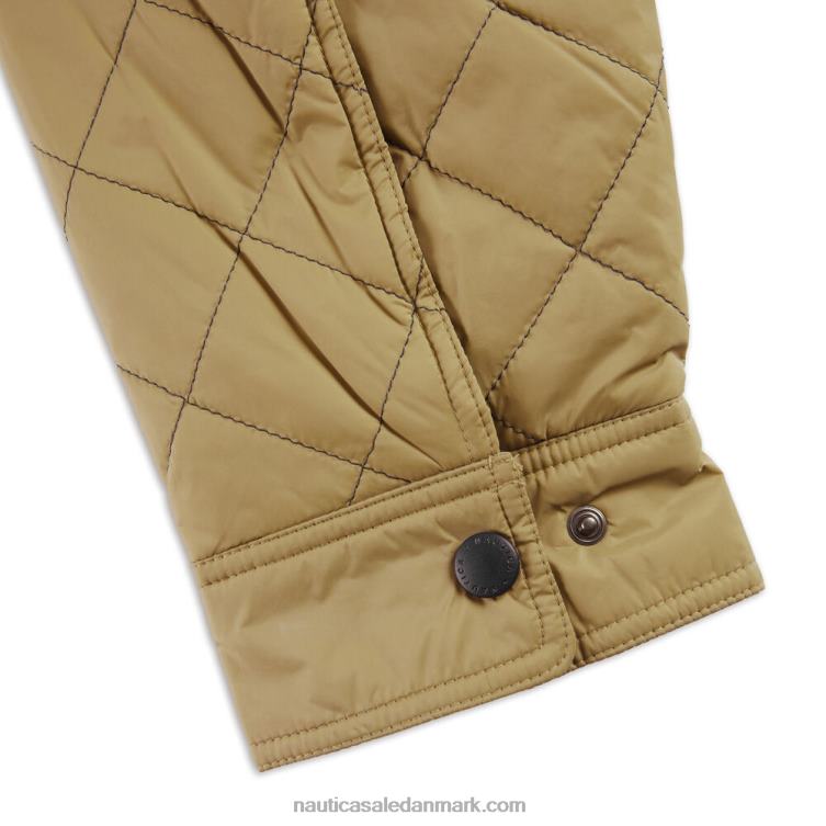 stor og høj, bæredygtigt udformet tempereret quiltet skjortejakke bimini grøn Nautica PZ4T561 Mænd