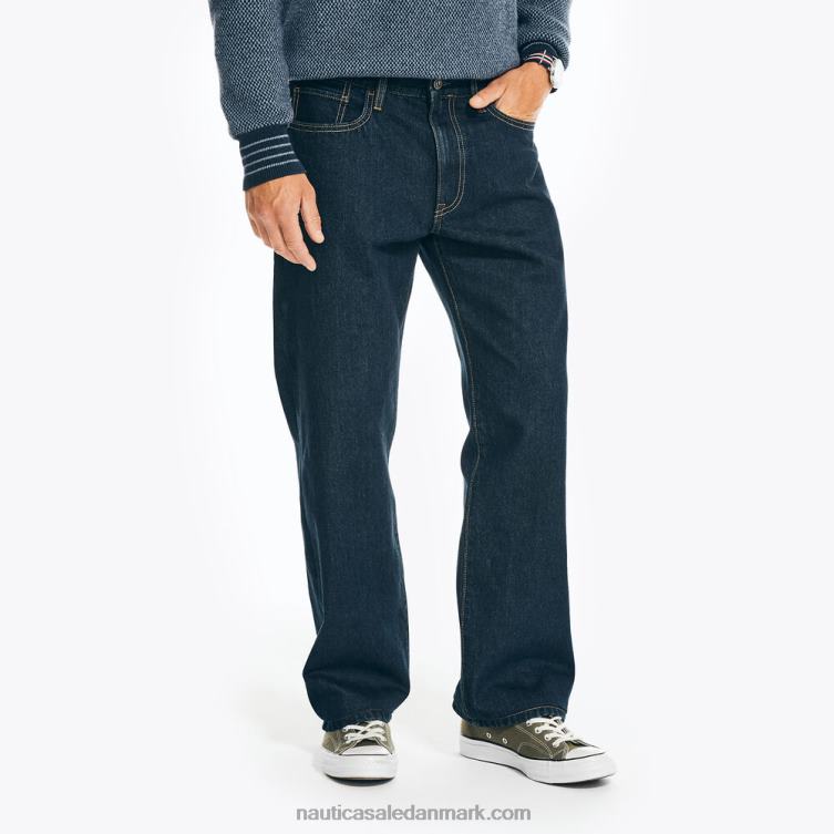 autentisk løs denim sort vand Nautica PZ4T703 Mænd