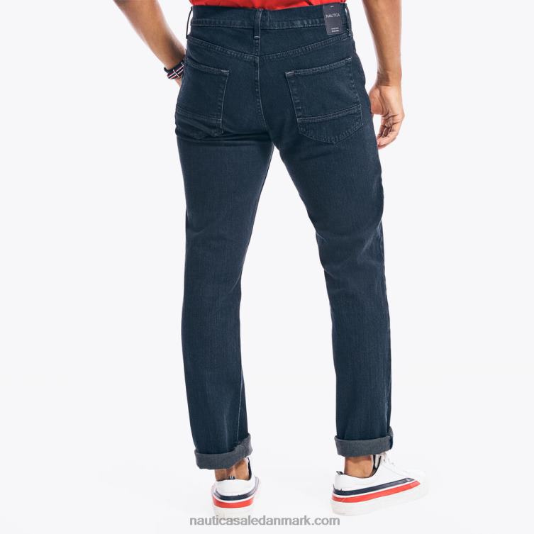 lige pasform denim flåde Nautica PZ4T22 Mænd