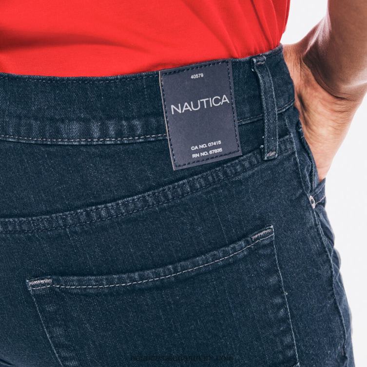 lige pasform denim flåde Nautica PZ4T22 Mænd