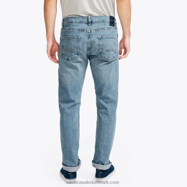 lige pasform denim let tidevandsvask Nautica PZ4T25 Mænd