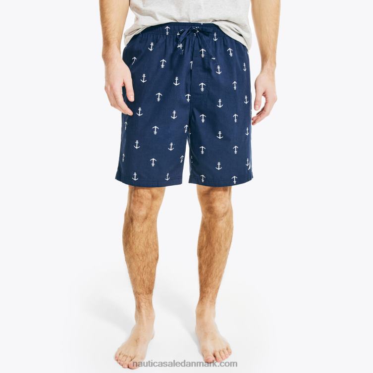 anker print sleep short peacoat Nautica PZ4T552 Mænd