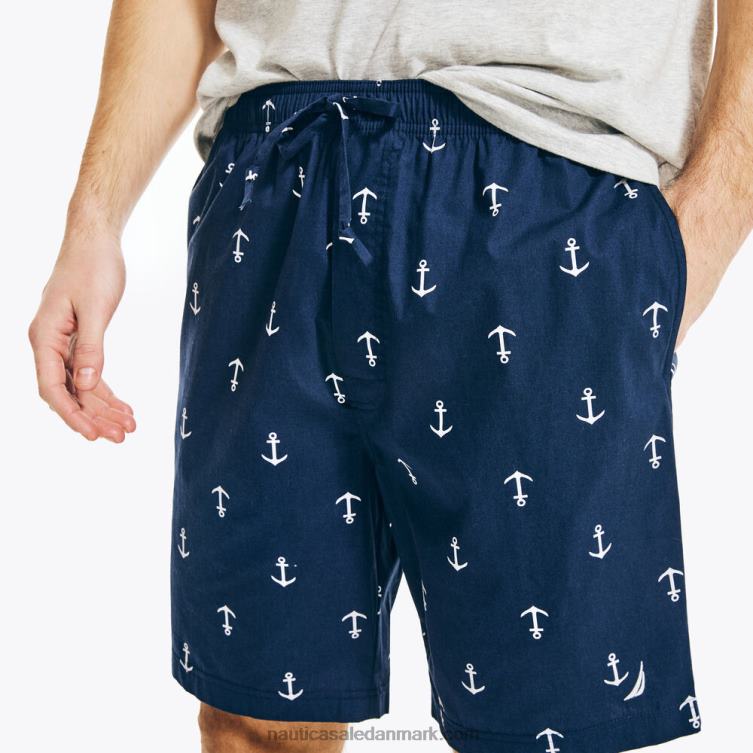 anker print sleep short peacoat Nautica PZ4T552 Mænd