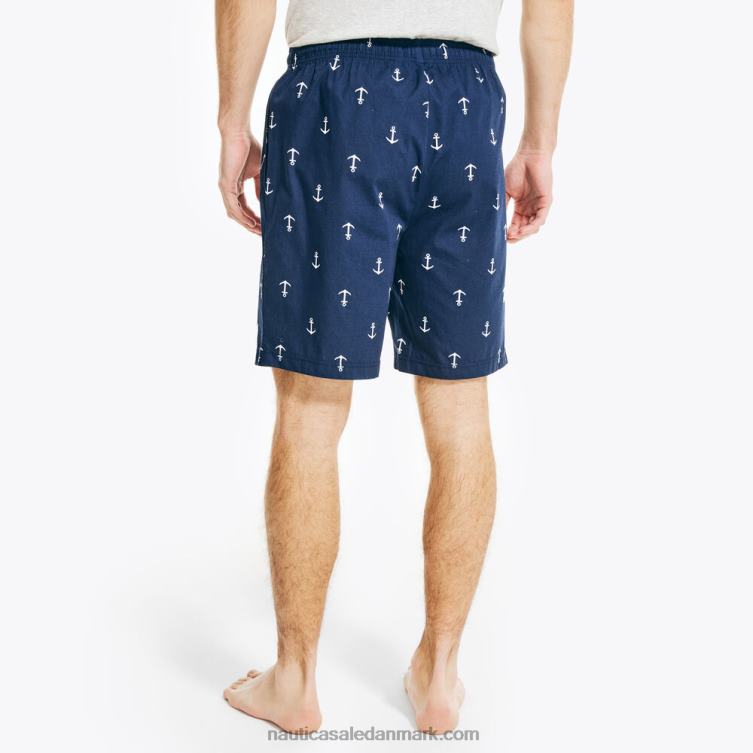 anker print sleep short peacoat Nautica PZ4T552 Mænd