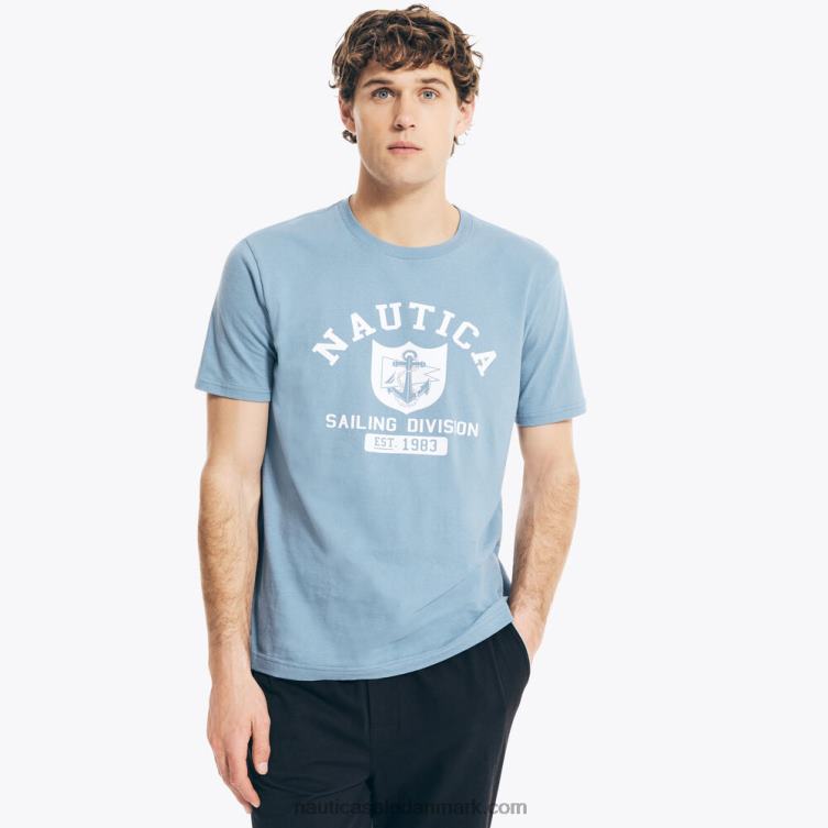 sejler division grafisk søvn t-shirt stjerne safir Nautica PZ4T49 Mænd