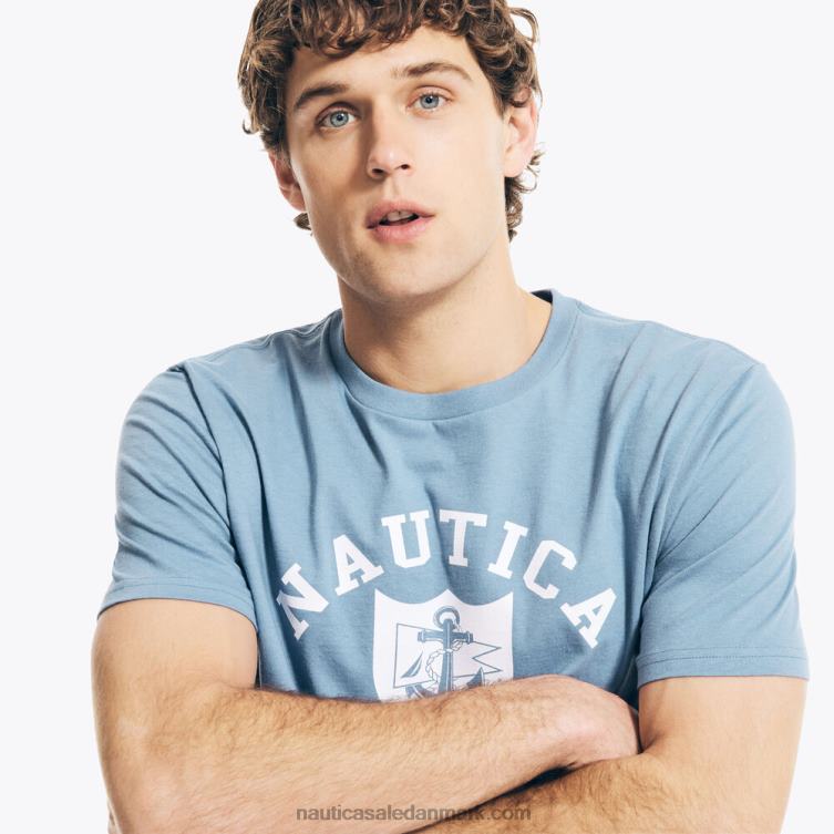 sejler division grafisk søvn t-shirt stjerne safir Nautica PZ4T49 Mænd