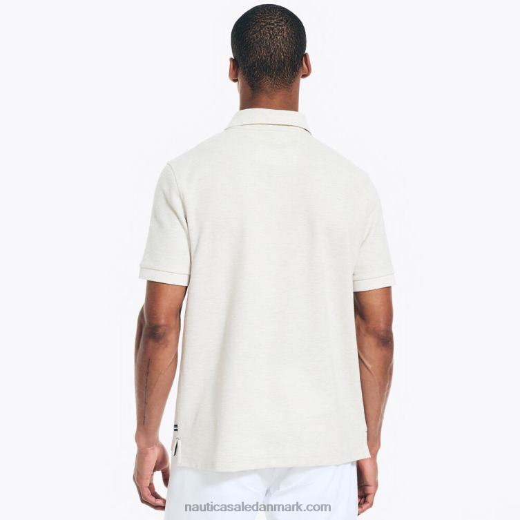 bæredygtigt udformet klassisk pasform dækpolo havregryn lyng Nautica PZ4T155 Mænd