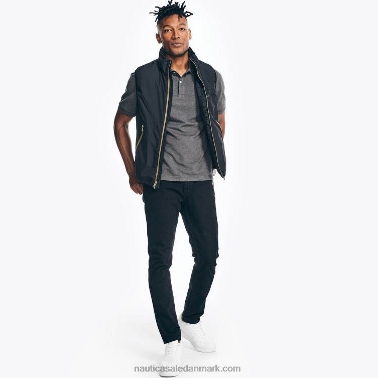 klassisk pasform dækpolo trækulslyng Nautica PZ4T15 Mænd