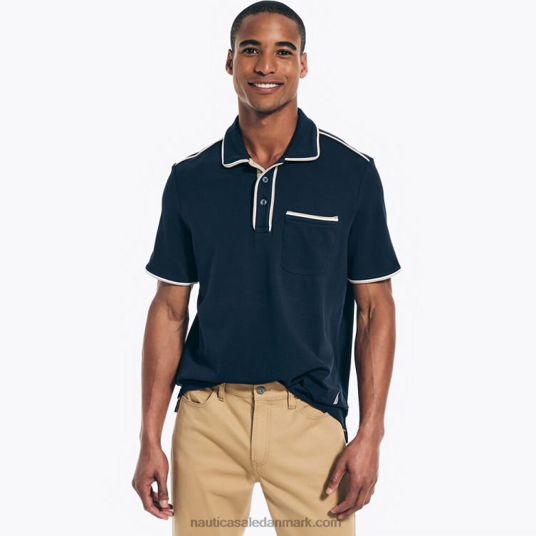 klassisk pasform performance polo flåde Nautica PZ4T324 Mænd