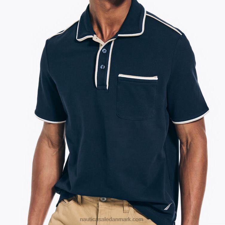 klassisk pasform performance polo flåde Nautica PZ4T324 Mænd