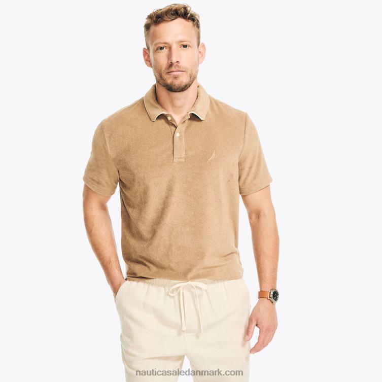 klassisk pasform polo rå umber Nautica PZ4T340 Mænd