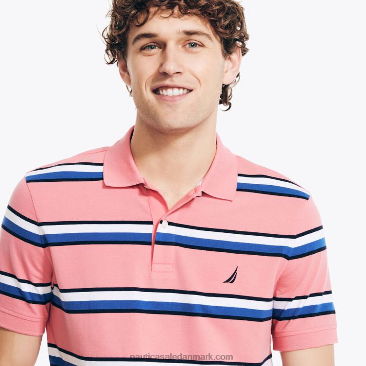 klassisk pasform stribet polo tebær Nautica PZ4T51 Mænd