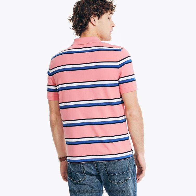 klassisk pasform stribet polo tebær Nautica PZ4T51 Mænd