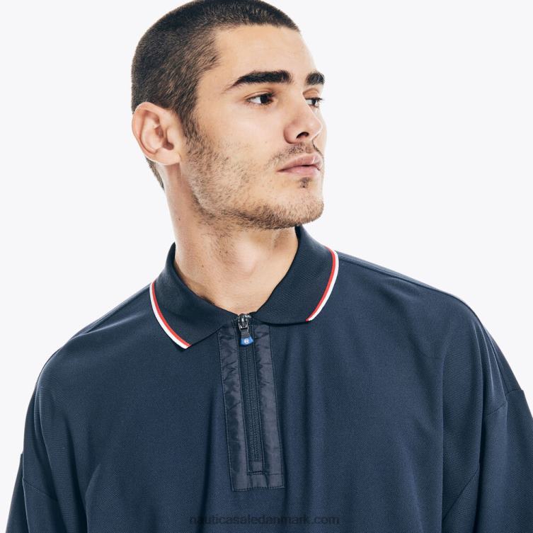 konkurrence bæredygtigt udformet afslappet pasform polo flåde Nautica PZ4T576 Mænd