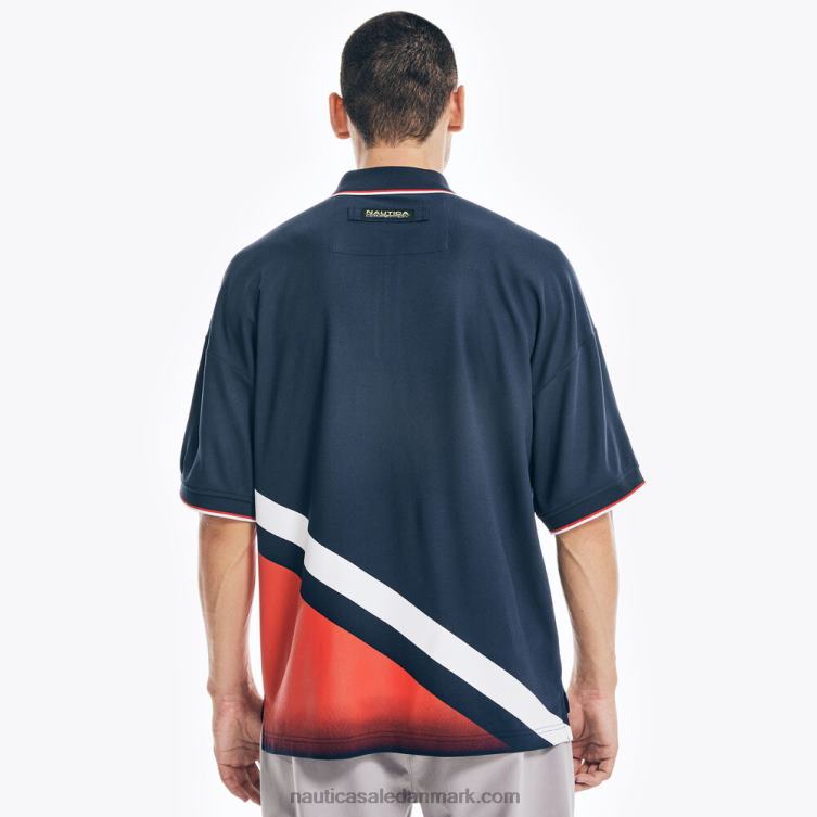 konkurrence bæredygtigt udformet afslappet pasform polo flåde Nautica PZ4T576 Mænd