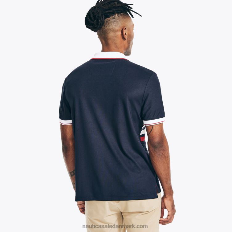 navtech bæredygtigt udformet polo med klassisk pasform med print flåde Nautica PZ4T362 Mænd