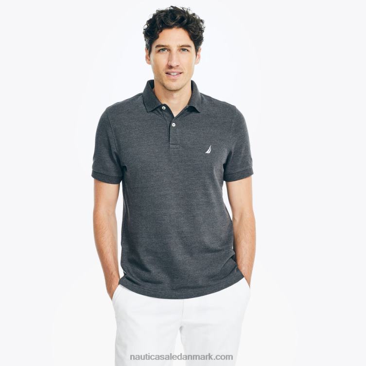 slim fit dækpolo trækulslyng Nautica PZ4T94 Mænd