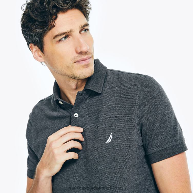 slim fit dækpolo trækulslyng Nautica PZ4T94 Mænd