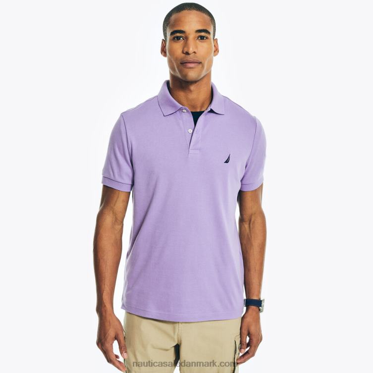 slim fit interlock deck polo havviolet Nautica PZ4T10 Mænd