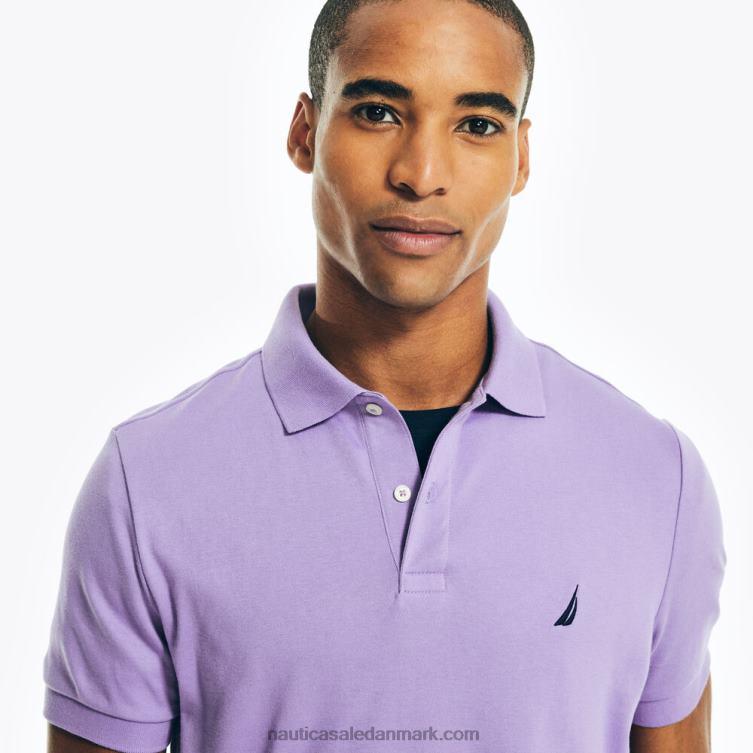 slim fit interlock deck polo havviolet Nautica PZ4T10 Mænd
