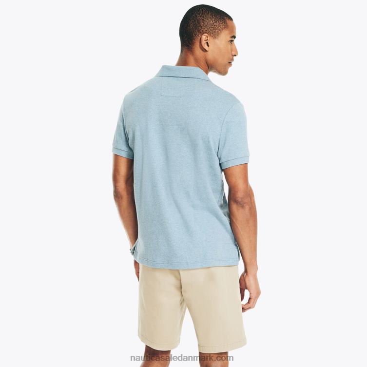 slim fit interlock polo anker blå lyng Nautica PZ4T46 Mænd