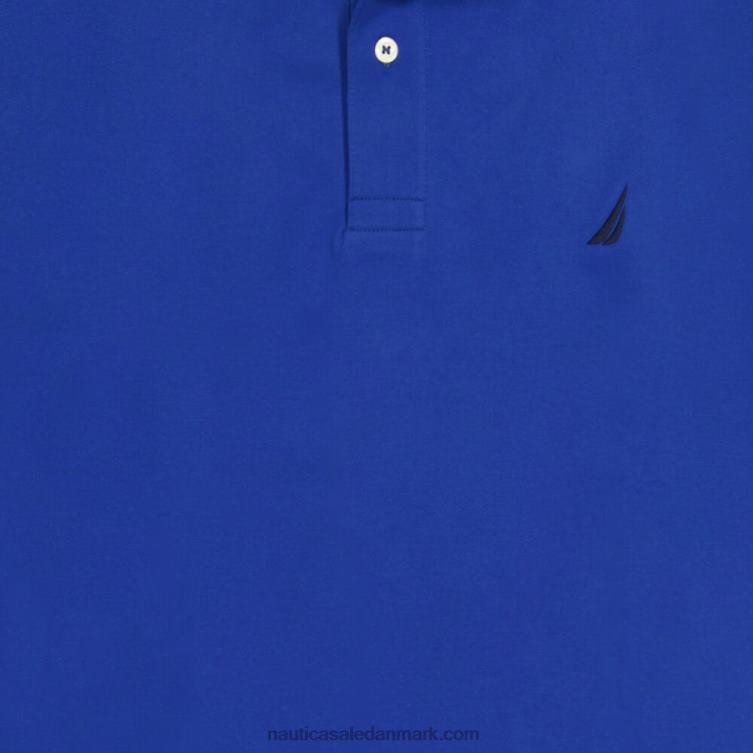 stor og høj klassisk pasform ydeevne deck polo aqua himmel Nautica PZ4T630 Mænd