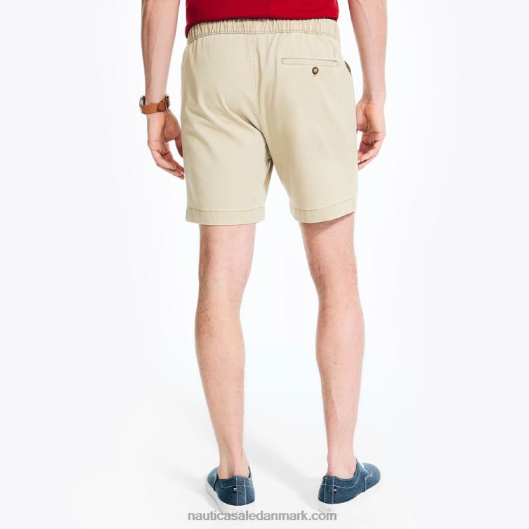 7\" pull-on boardwalk kort militær tan Nautica PZ4T263 Mænd