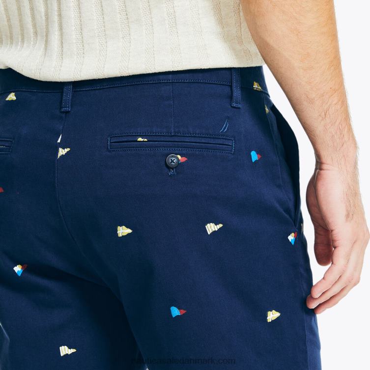 8,5\" dækkort med print lapis blå Nautica PZ4T447 Mænd