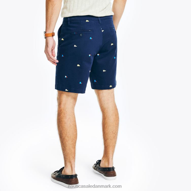 8,5\" dækkort med print lapis blå Nautica PZ4T447 Mænd