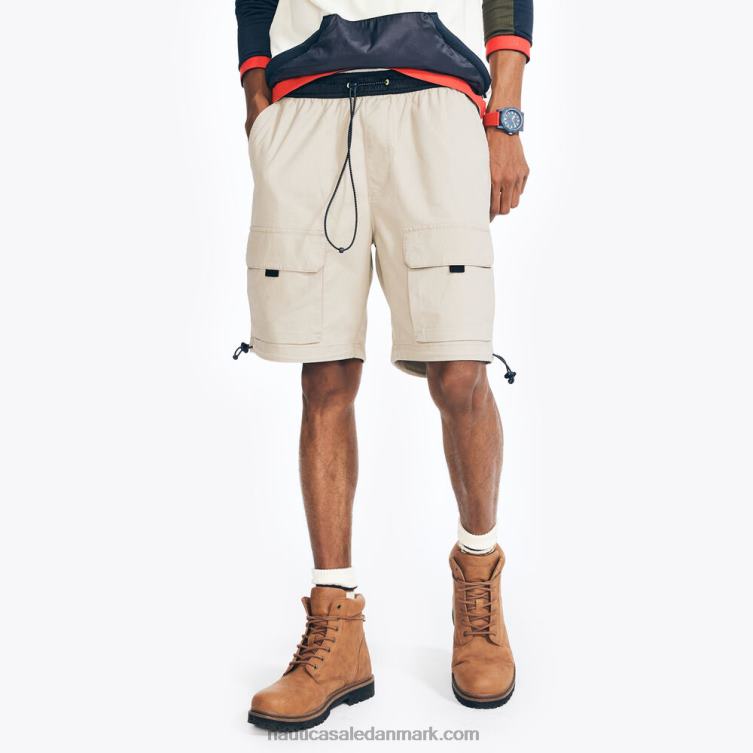 8,5" mixed media ripstop cargo kort sejl hvidt Nautica PZ4T236 Mænd