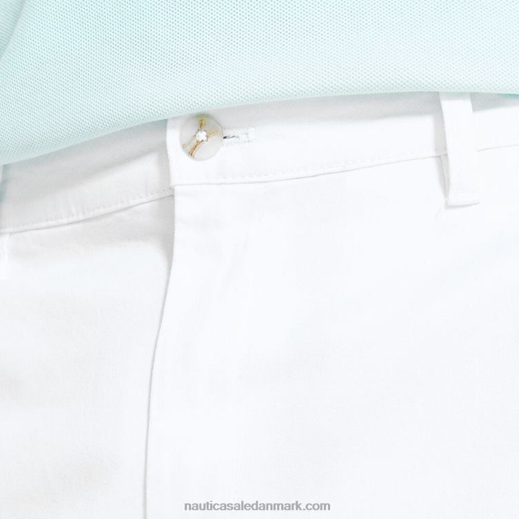 9,5\" store og høje dækkort med klassisk pasform lyse hvid Nautica PZ4T623 Mænd