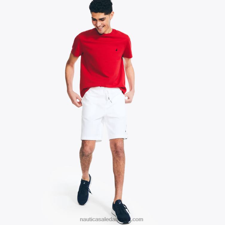 9\" frotté kort lyse hvid Nautica PZ4T572 Mænd