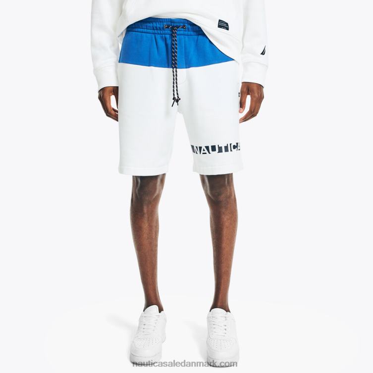 bæredygtigt udformet 9" colorblock short sejl hvidt Nautica PZ4T104 Mænd