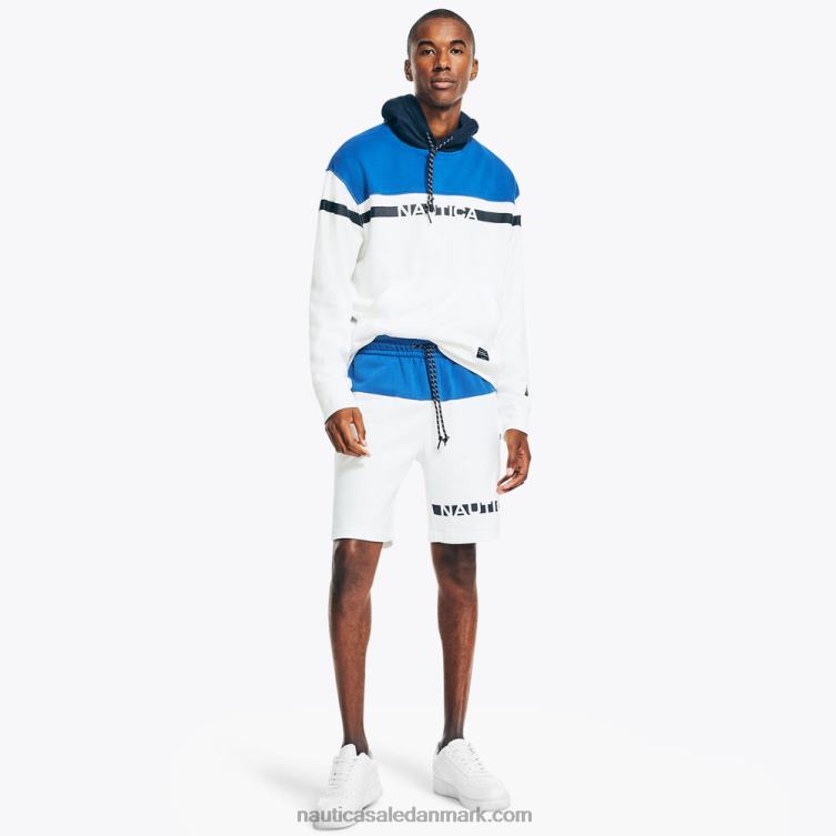 bæredygtigt udformet 9\" colorblock short sejl hvidt Nautica PZ4T104 Mænd