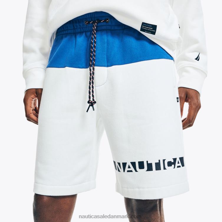 bæredygtigt udformet 9\" colorblock short sejl hvidt Nautica PZ4T104 Mænd
