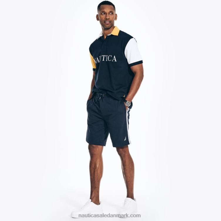 stor og høj 9\" frotté kort flåde Nautica PZ4T440 Mænd