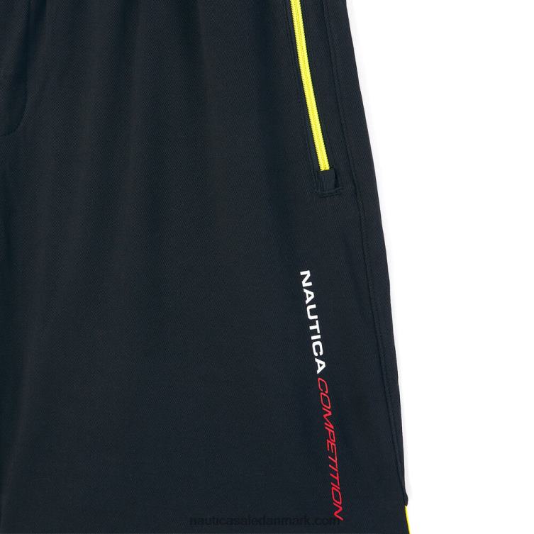stor og høj bæredygtigt udformet konkurrence 9\" colorblock kort ægte sort Nautica PZ4T495 Mænd