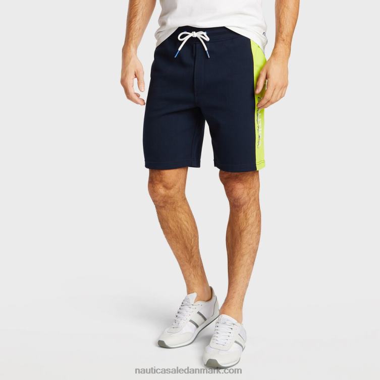 store og høje konkurrence shorts med klassisk pasform flåde Nautica PZ4T699 Mænd